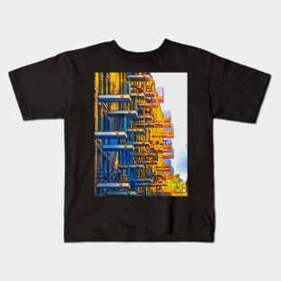 Cantilevered Spaces Kids T-Shirt